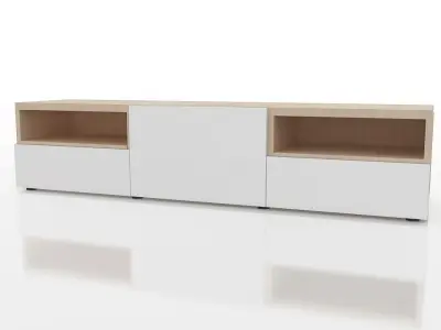 Ikea BESTA cabinet Free low-poly 3D model