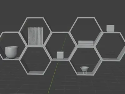 Shelf 02 3D model