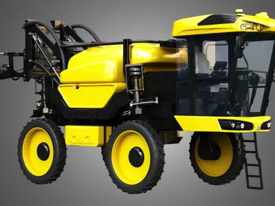 Caffini - Sprayer Rider Vario 3D model