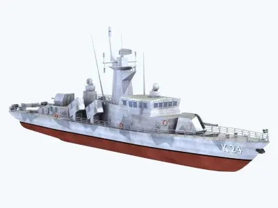 Goteborg Missile Boat 3D model
