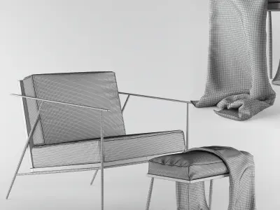 Charleston Forge Lounge Chair Free 3D model