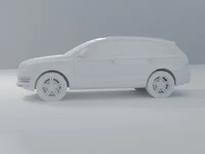 AUDI Q7 2006 CAR MODEL Low-poly 3D model