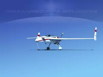 Rutan Long-EZ V05 3D model