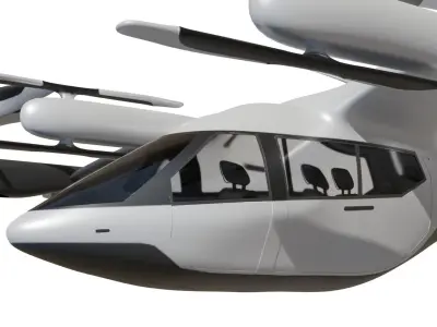 Drone Hyundai Uber 3D model