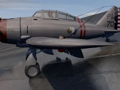 Seversky P-35 3D model