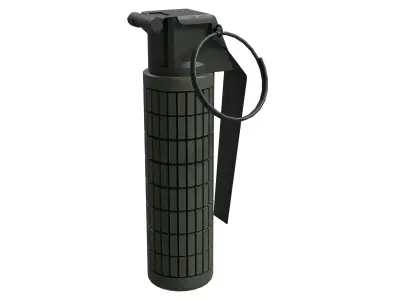 Stun Grenade 02 - Low Poly Game Ready Low-poly 3D model