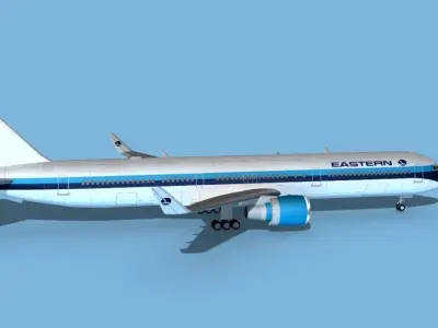 Boeing 767-400 Eastern Airlines 1 3D model