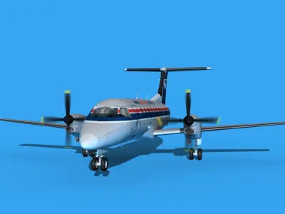 Embraer EMB120 AirMinas 3D model