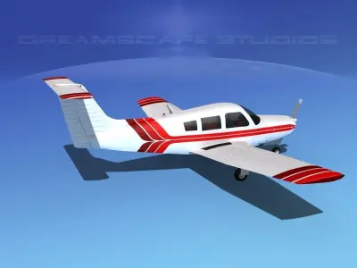 Piper Turbo Arrow III 3D model