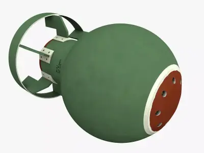 Bomb 3d model 3D model