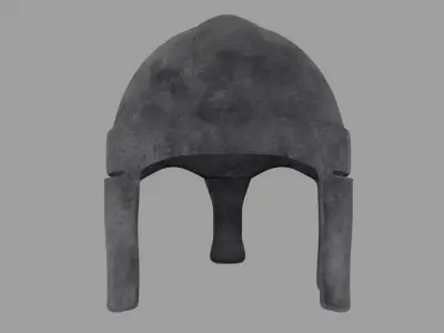 Viking Helmet Mesh Free low-poly 3D model