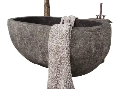 Bath stone 3D model