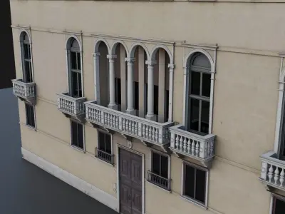 Italian Building 3D model