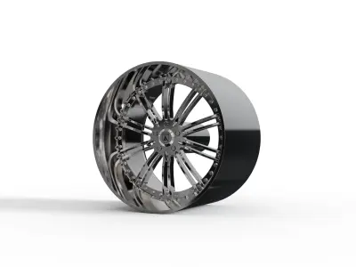 ASANTI AF128 WHEEL 3D MODEL 3D model