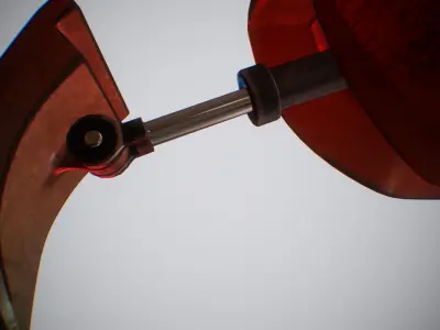 Spider Robot Low-poly 3D model