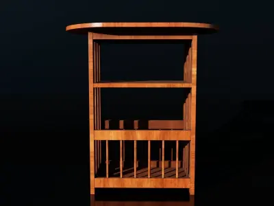 Wooden Table Free 3D model order