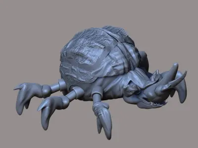 Monster egiptian beetle 3D model