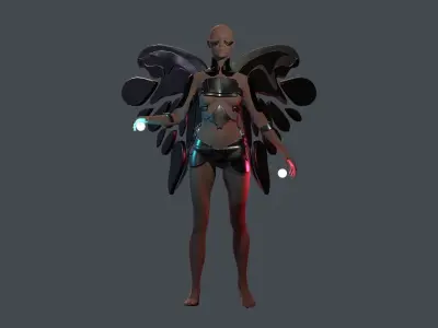 Sci-Fi Angel Free 3D model