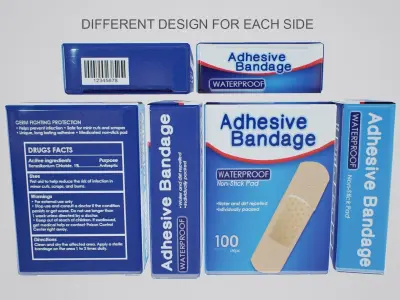 Military First Aid Kit 1 Plus 1 PBR Pack Low-poly 3D model