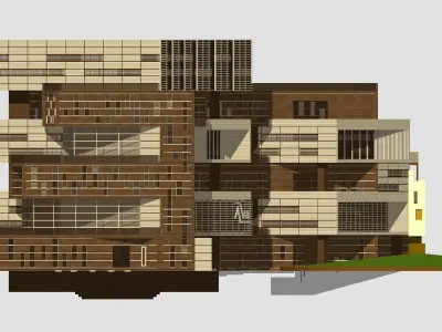 Commercial Complex Project 3D model
