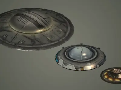 ufo space alien spaceship sci fi ufo spaceship spacecraft  3D model