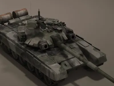 T-90 Tank 3D model