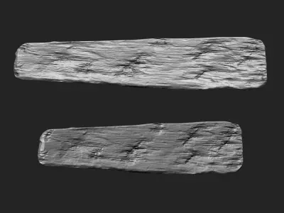Wooden Plank IMM Brush Pack 20 in One Vol2 3D model
