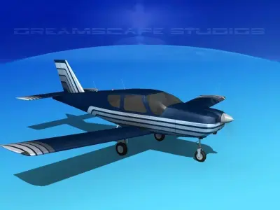 Socata TB-20 Trinidad V04 3D model