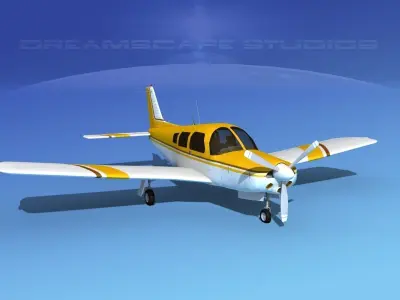 Piper Turbo Arrow 240 V15 3D model