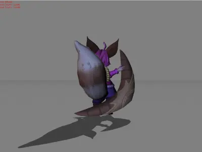 Nana Sweet Leonin Low-poly 3D model