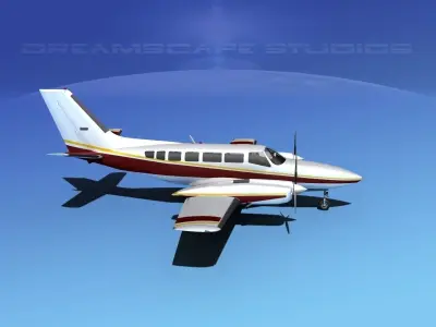 Cessna 404 Titan Corporate 2 3D model