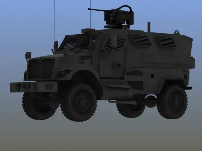M1224 MaxxPro MRAP 3D model