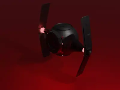 Star destroyer Free low-poly 3D model