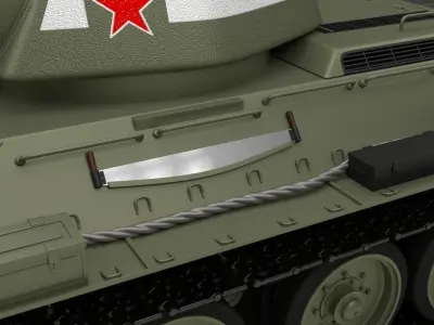 T34 76 Tank 3D model