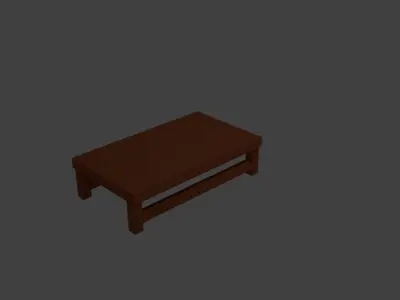 Furniture Pack  Low-poly 3D model