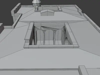 Gevser Nesibe Sifahanesi Low-poly 3D model