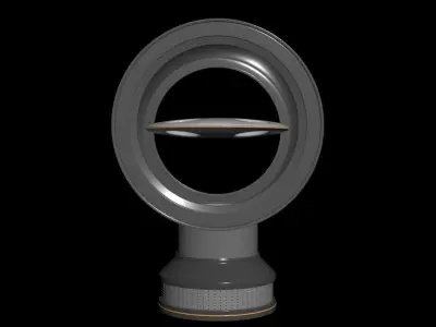 Home Wind Tunnel - Desktop Toy - Meissner Coanda Dyson - Concept 3D model
