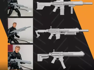 Warbringer Collection 3D printable files for Action Figures 3D print model