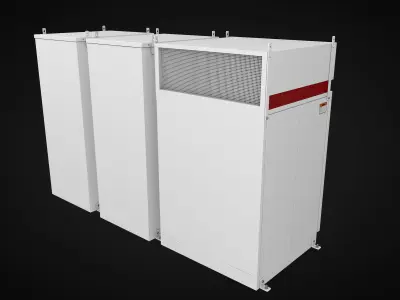 Energy Storage System Tesla Powerpack 3D model