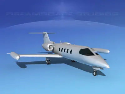 Gates Learjet 35 V13 3D model