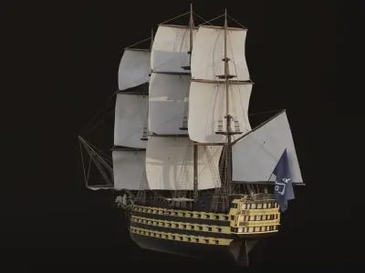 HMS Endeavour 3D model