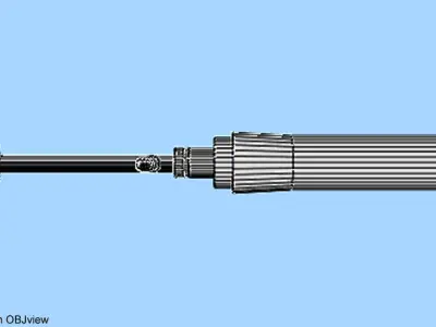 Grenade Launcher Discharger Type 10 3D model