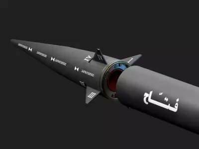 Fattah Hypersonic missile 3D model