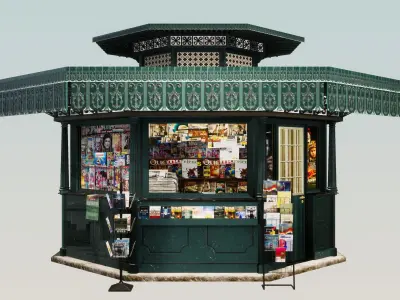 Store Front Pack 2 Low-poly 3D model