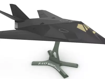 F-117 Nighthawk 3D print model