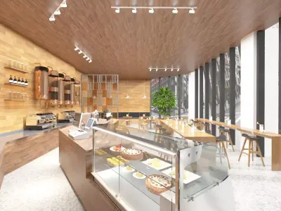 Full Coffeehouse 3D model