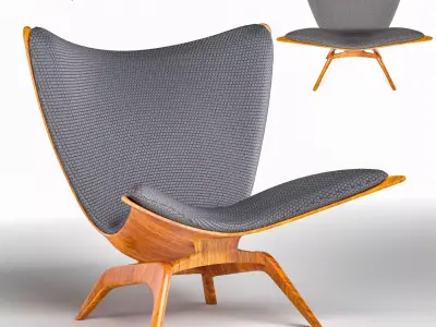 The reader armchair Free 3D model