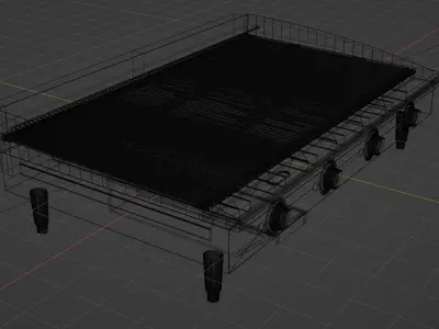 Commercial Charbroiler Grill 3D model