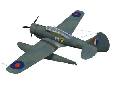 Northrop N-3PB Nomad 3D model