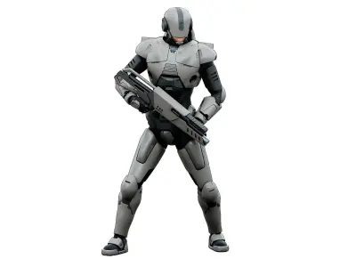 CYBORG SOL-60 Rigged for Unreal Engine - Unity - MIXAMO 3D model